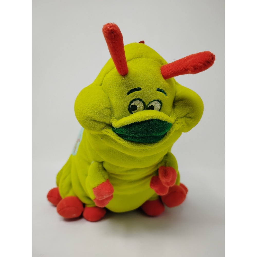 Disney Heimlich Caterpillar Plush Toy 13" 90s Animation Minimalist Normcore